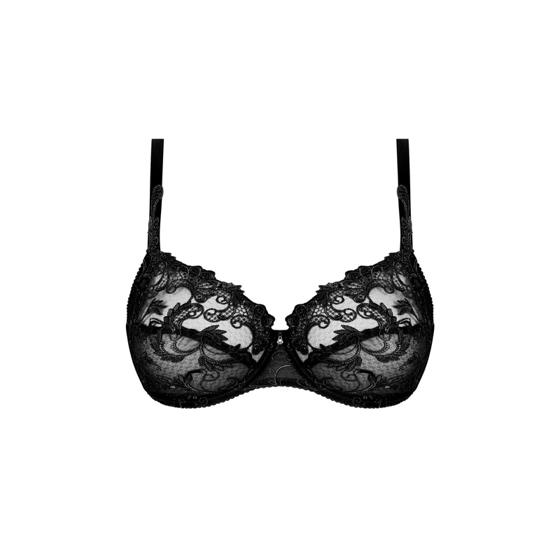 Lise Charmel - Dressing Floral 3 Parts Full Cup Bra Noir