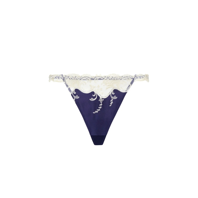 Lise Charmel - Splendeur Soie Sexy Thong Marine