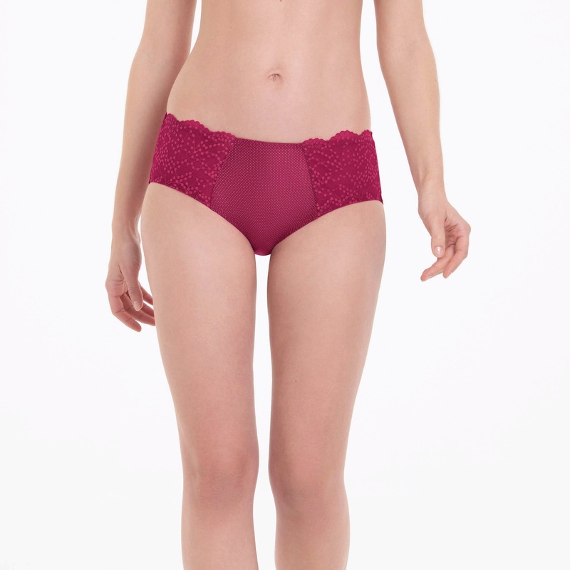 Anita - Orely High-Waist Briefs Cherry Red