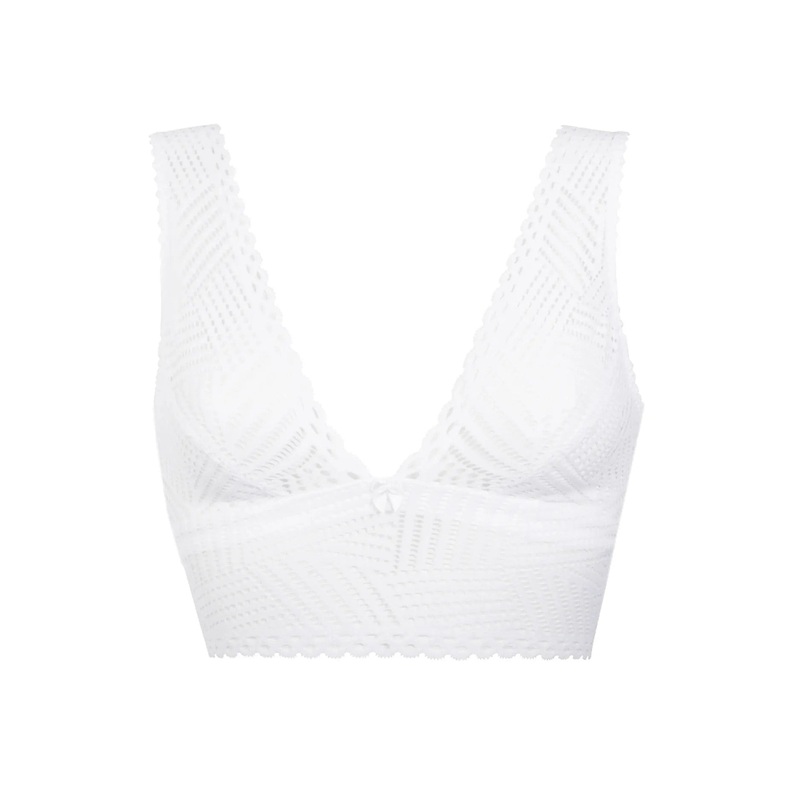 Antigel By Lise Charmel - Tressage Graphic Bralette Tressage Blanc