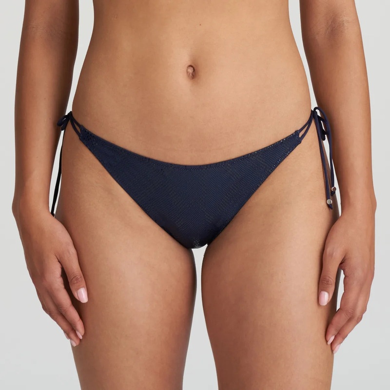 Marie Jo Swimwear - San Domino Bikini Briefs Waist Ropes Evening Blue