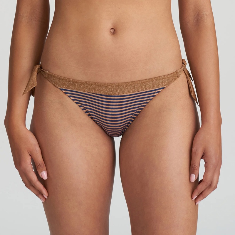 Marie Jo Swimwear - Saturna Bikini Briefs Waist Ropes Ocean Bronze