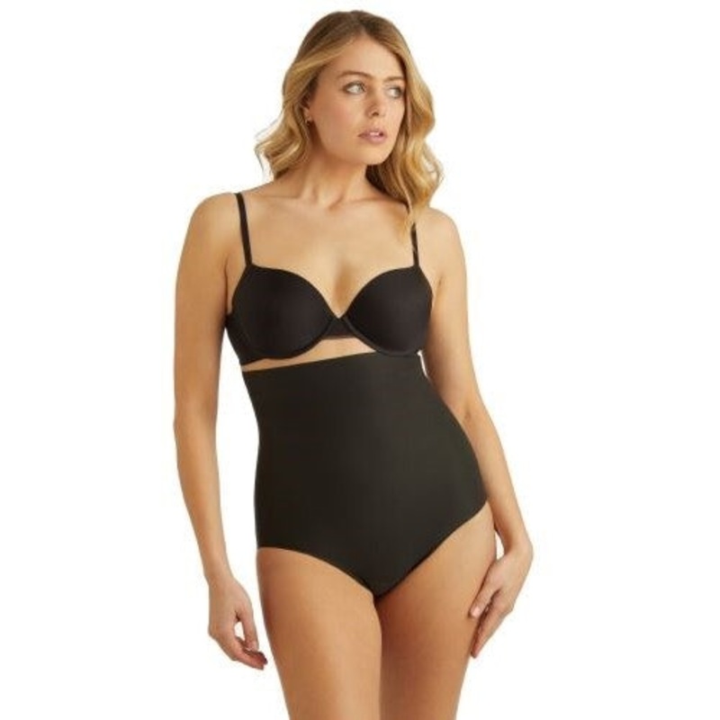 Cupid Shapewear - Sleek Essentials Hi Waist Brief Black