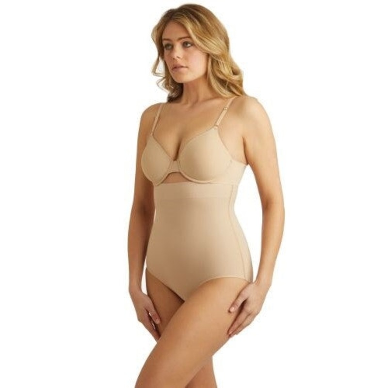 Cupid Shapewear - Sleek Essentials Hi Waist Brief Warm Beige