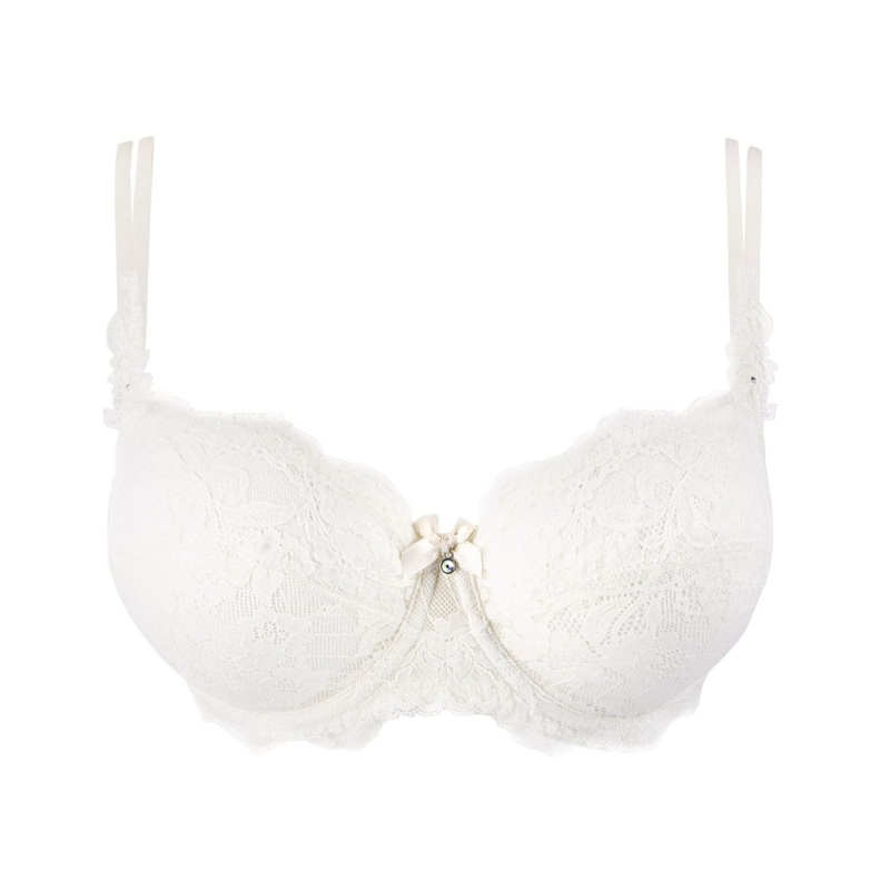Eprise - Frisson Dentelle Balcony Bra Cream