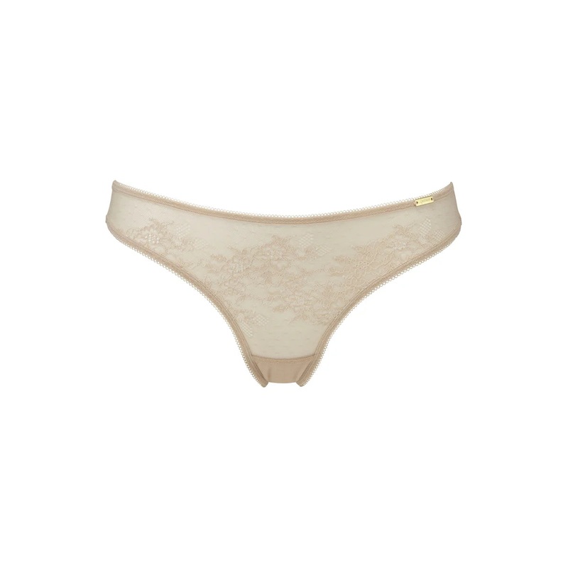 Gossard - Glossies Lace Thong Beige