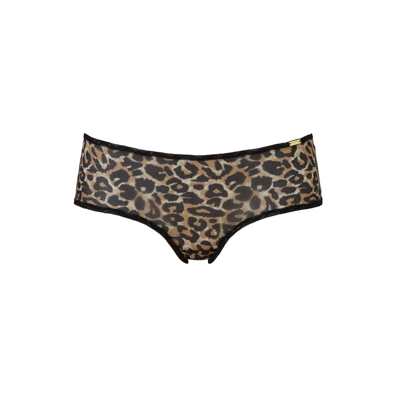 Gossard - Glossies Leopard Shorty Black Leopard Print