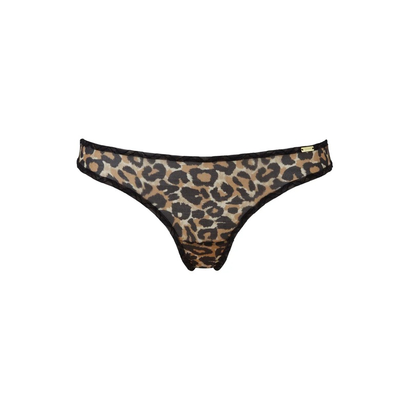 Gossard - Glossies Leopard Thong Black Leopard Print