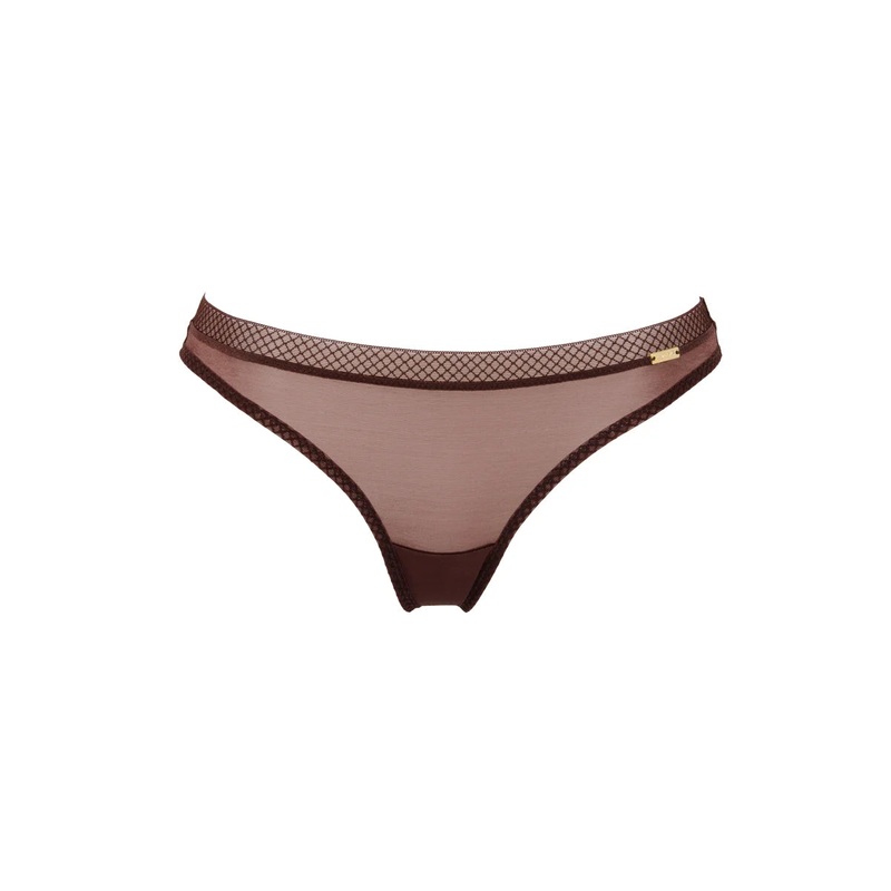 Gossard - Glossies Thong Rich Brown