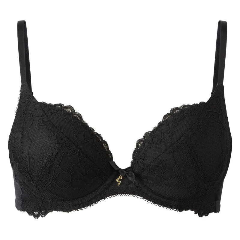 Gossard - Superboost Lace Padded Plunge Bra Black
