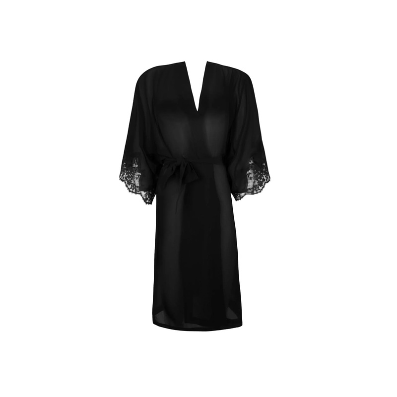 Lise Charmel - Splendeur Soie Short Negligee Noir