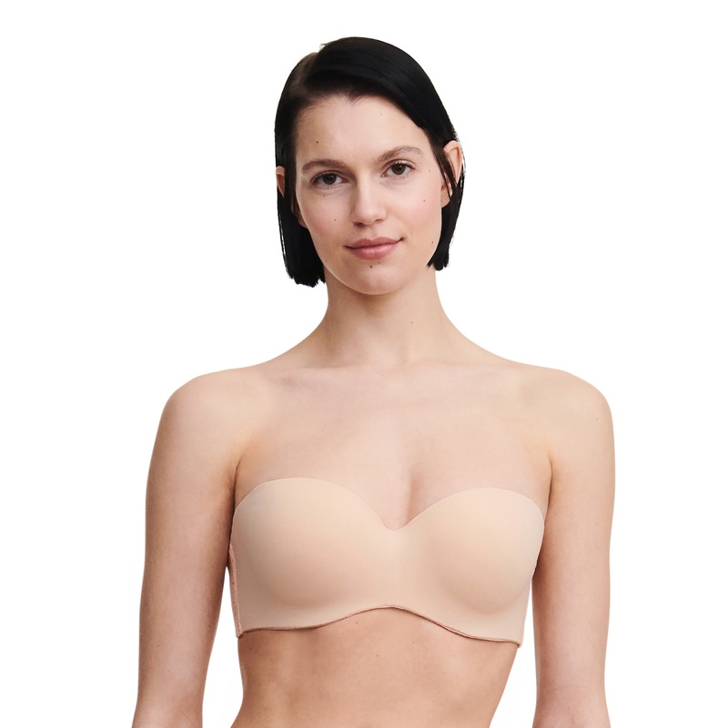 Chantelle Easyfeel - Norah Bandeau Tshirt Bra Golden Beige