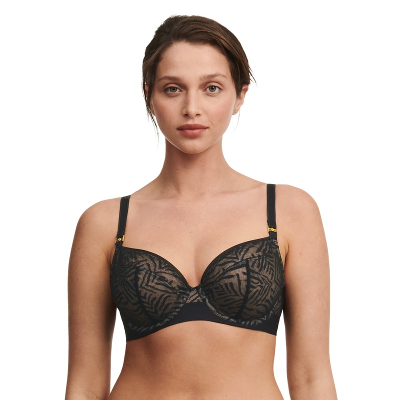 Chantelle - Graphic Allure Covering Underwired Black