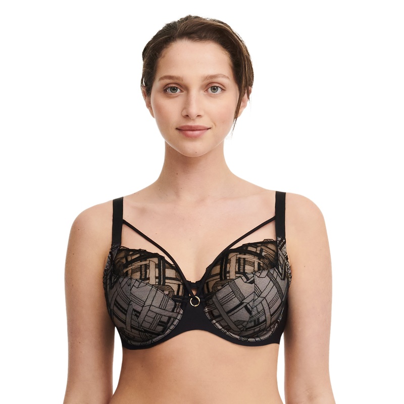 Chantelle - Graphic Support Very Covering Underwired Black