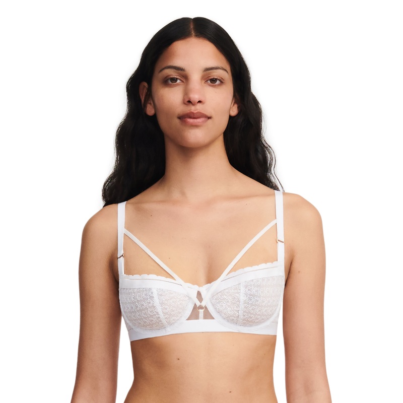 Chantelle - Monogram Half-Cup Balcony Bra White