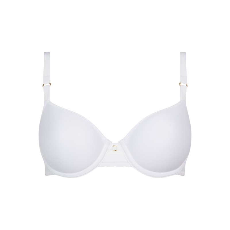 Chantelle - Monogram Half-Cup Memory Bra White