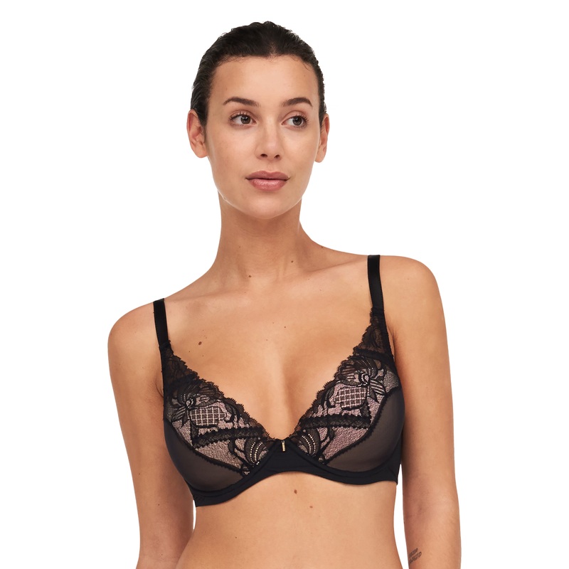 Chantelle - Orangerie Dream Plunge T-Shirt Bra Black