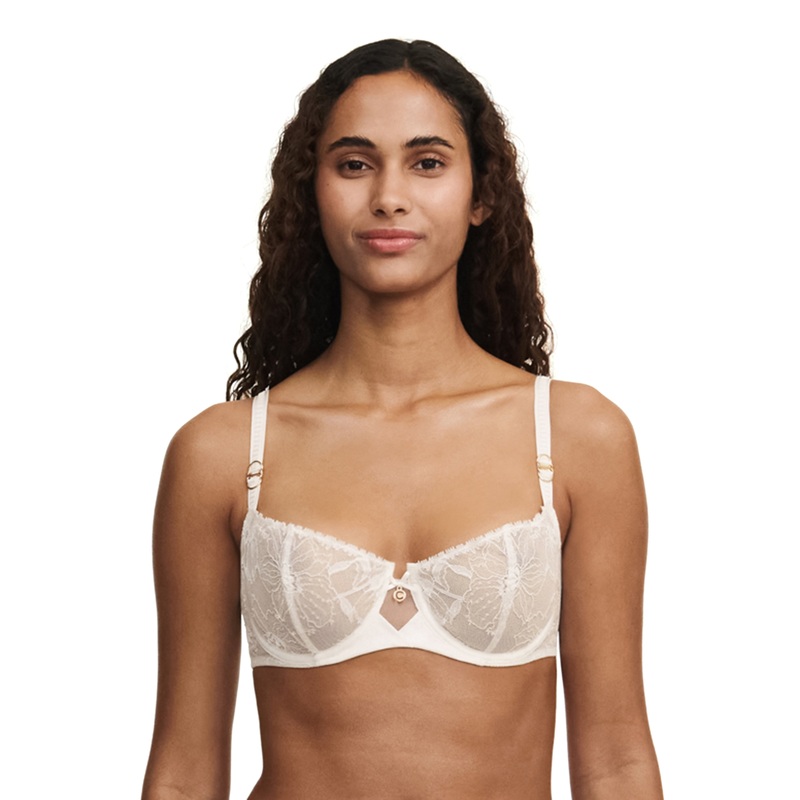 Chantelle - Orchids Half-Cup Balcony Bra Milk