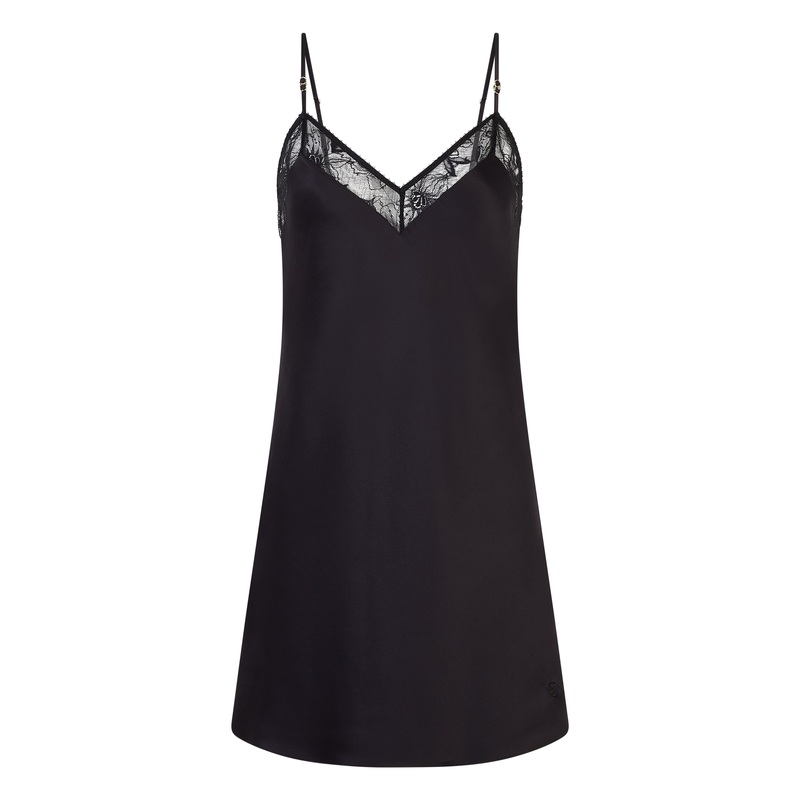 Chantelle - Orchids Nightdress Black