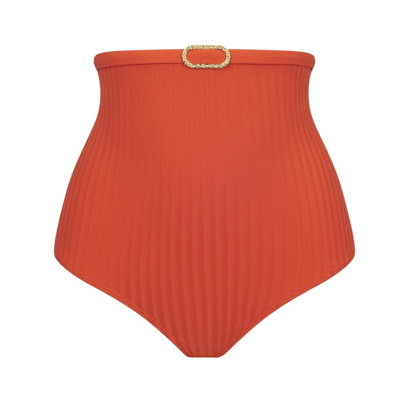 Empreinte Swimwear - Iconic High Waisted Bikini Brief Tangerine