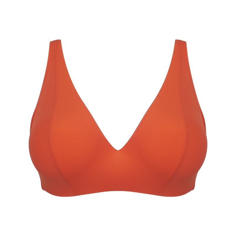 Empreinte Swimwear - Iconic Underwired V-Neck Top Tangerine