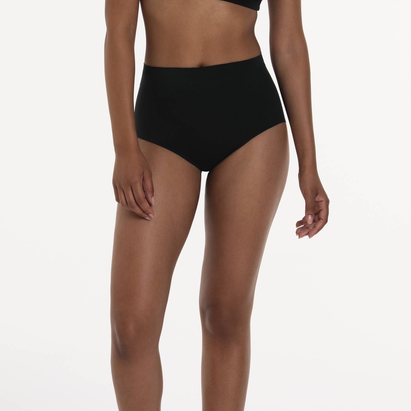 Anita - Pocket Panty High Waist+ Clean Cut Black