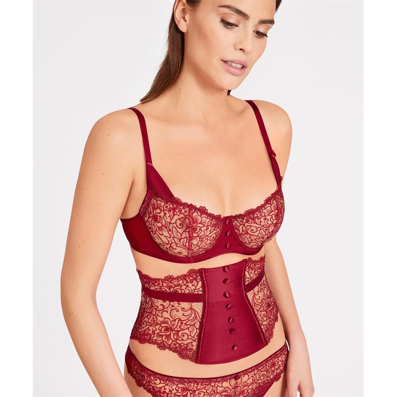 Aubade - Miss Karl Half-Cup Bra Rubis