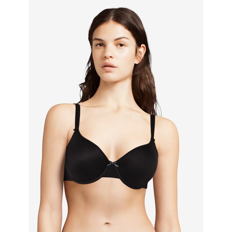 Chantelle - Basic Invisible Memory Foam T-Shirt Bra Black