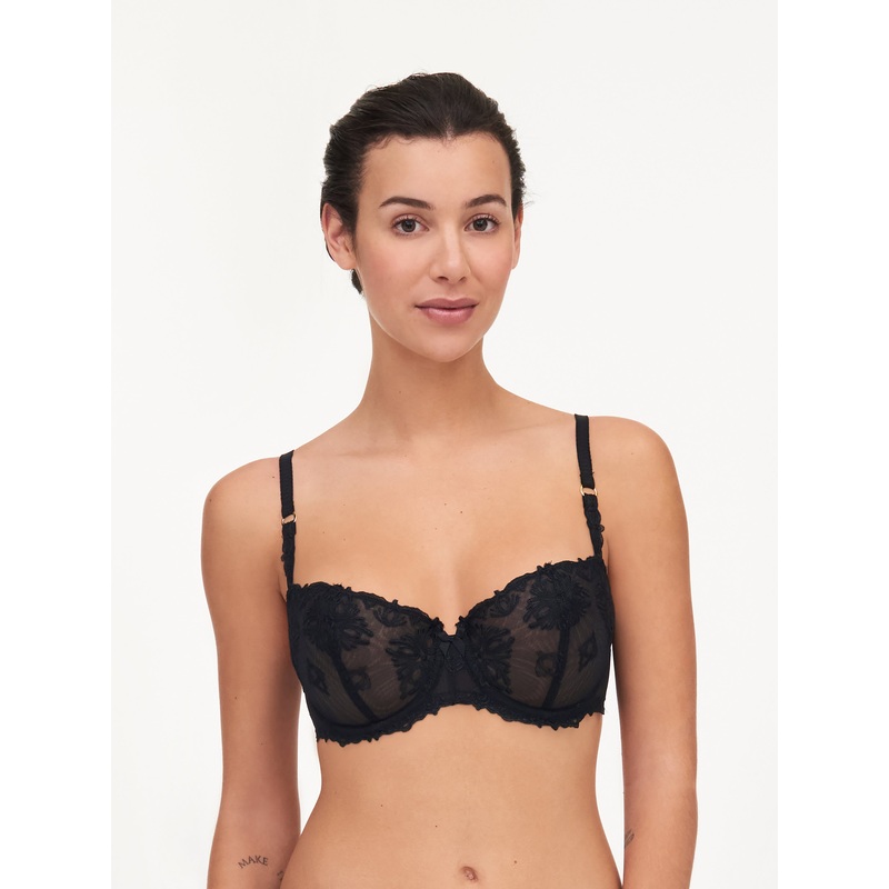 Chantelle - Champs Elysees Balconette Bra Black