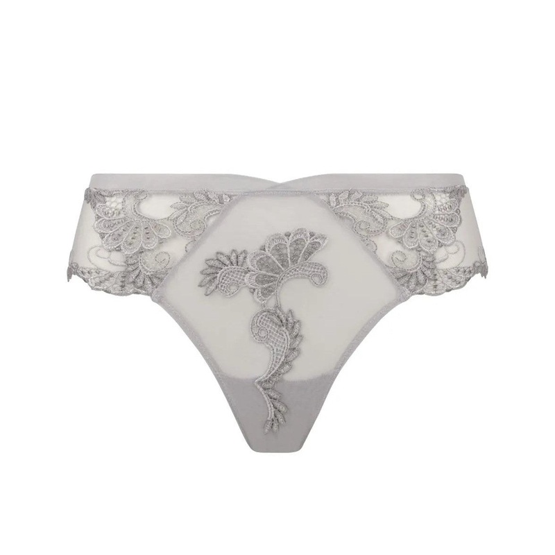 Lise Charmel - Dressing Floral Shorty Dressing Argent