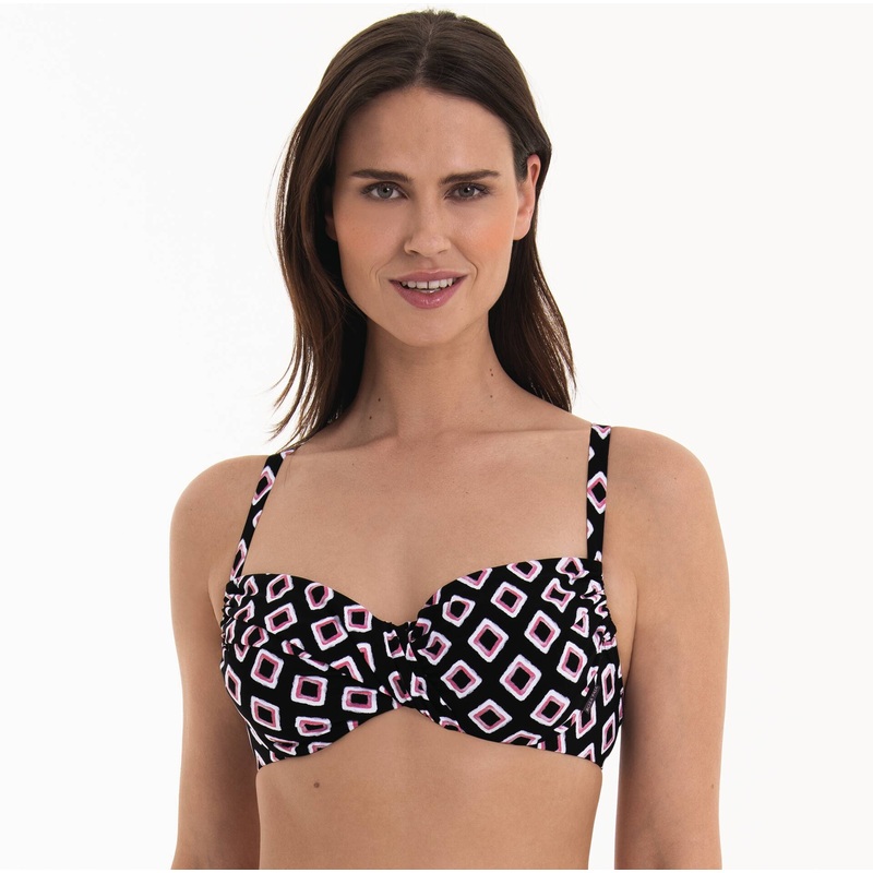 Rosa Faia Swimwear - Style Aurora Top Bikini Top Black
