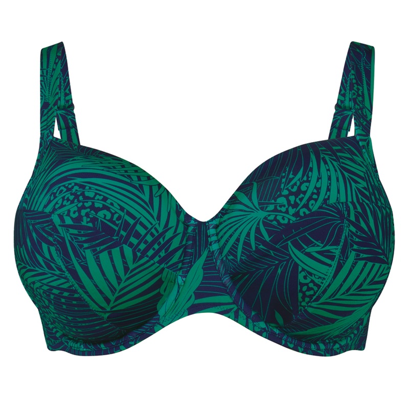 Rosa Faia Swimwear - Style Luna Top Full Cup Bikini Top Teal