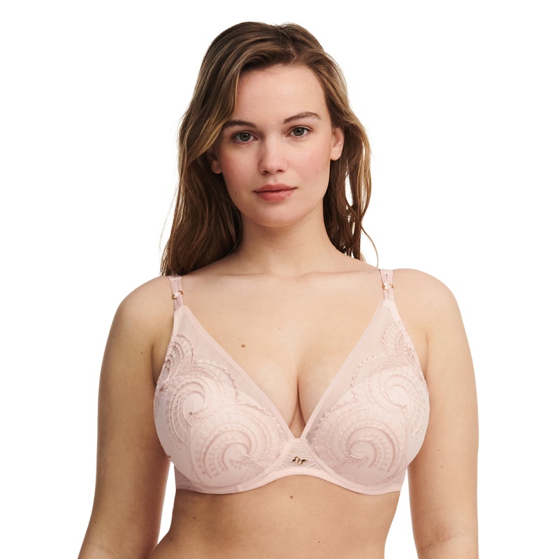 Chantelle - Mystic Dream Plunge T-Shirt Bra Taffeta Pink