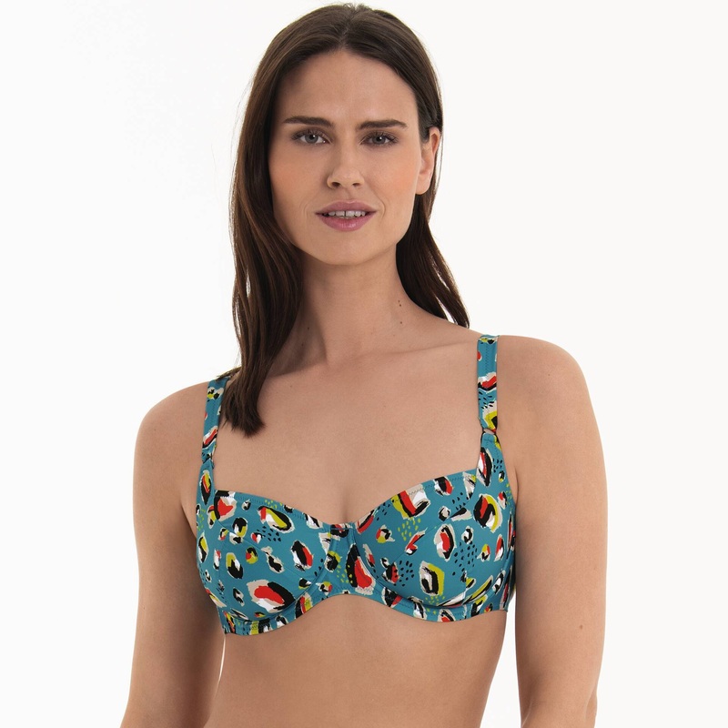 Rosa Faia Swimwear - Style Federica Top Bikini Top Sea Blue