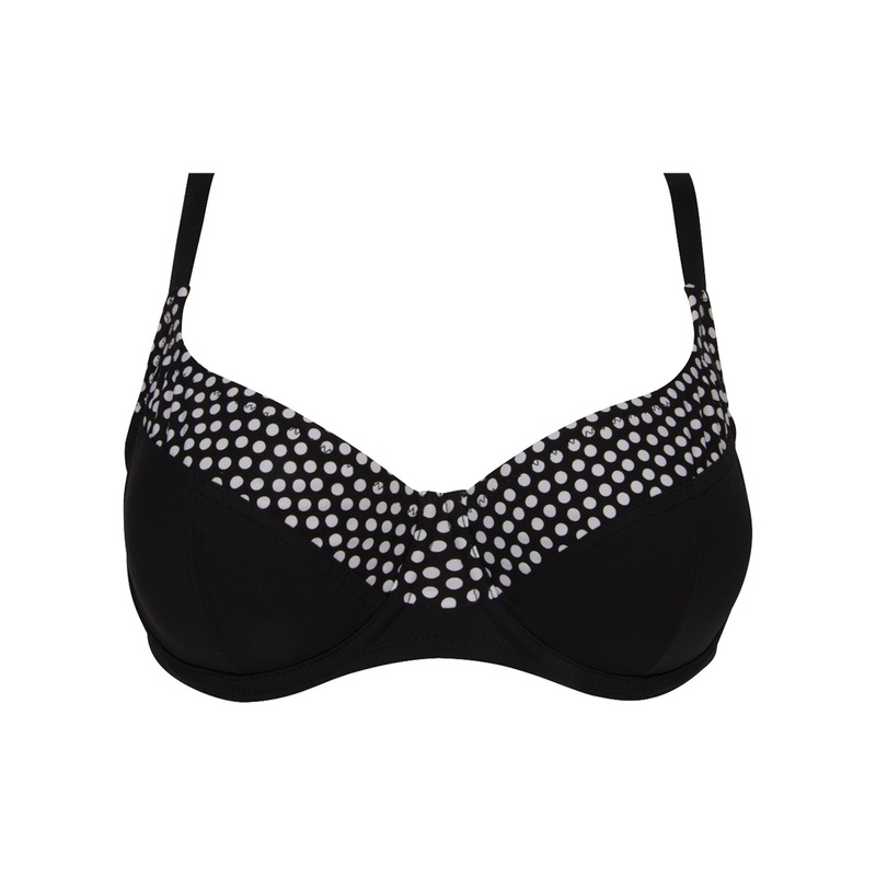 Antigel Swimwear By Lise Charmel - La Muse Dolce Vita Balconet Bikini Poise Noir