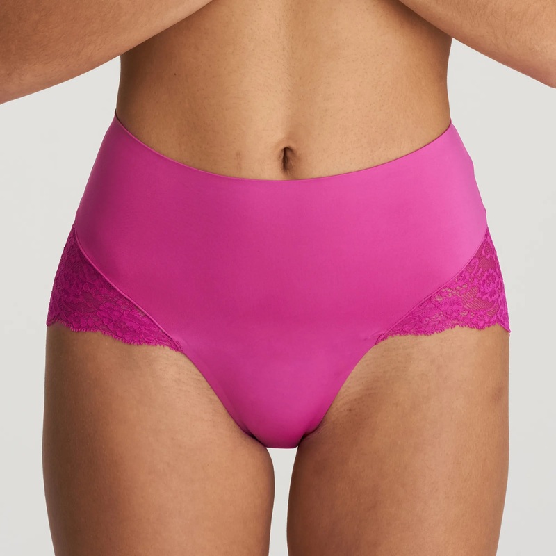 Marie Jo - Color Studio Shapewear Lace High Briefs Fuchsia Fiesta