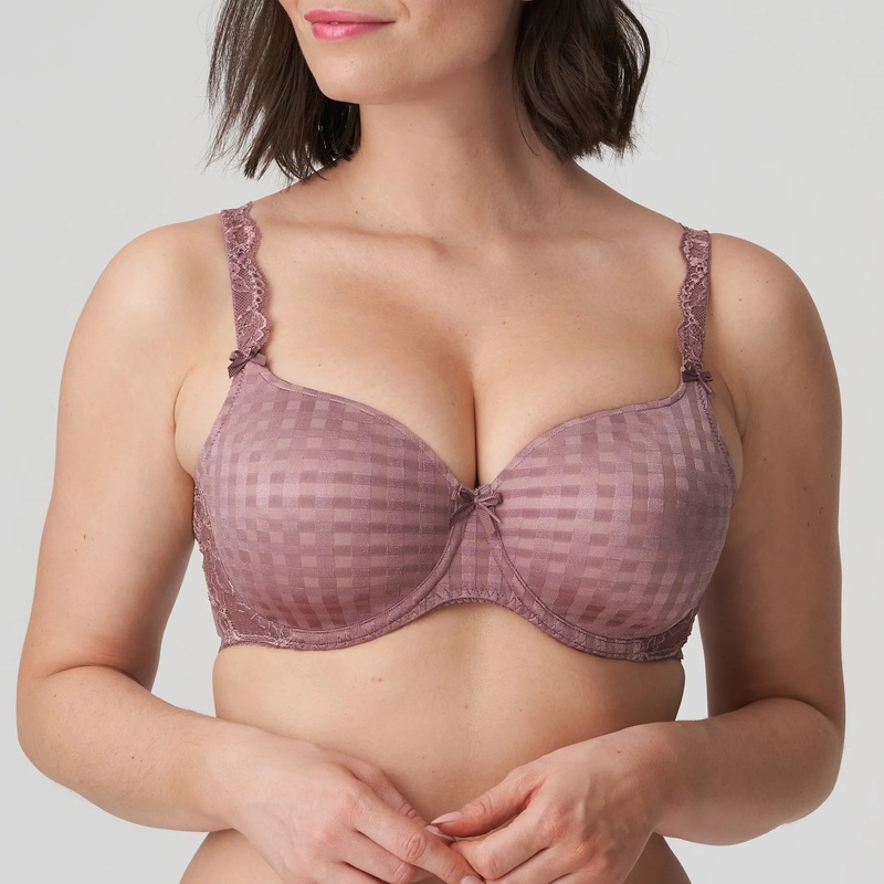 Primadonna - Madison Padded Bra Heartshape Satin Taupe