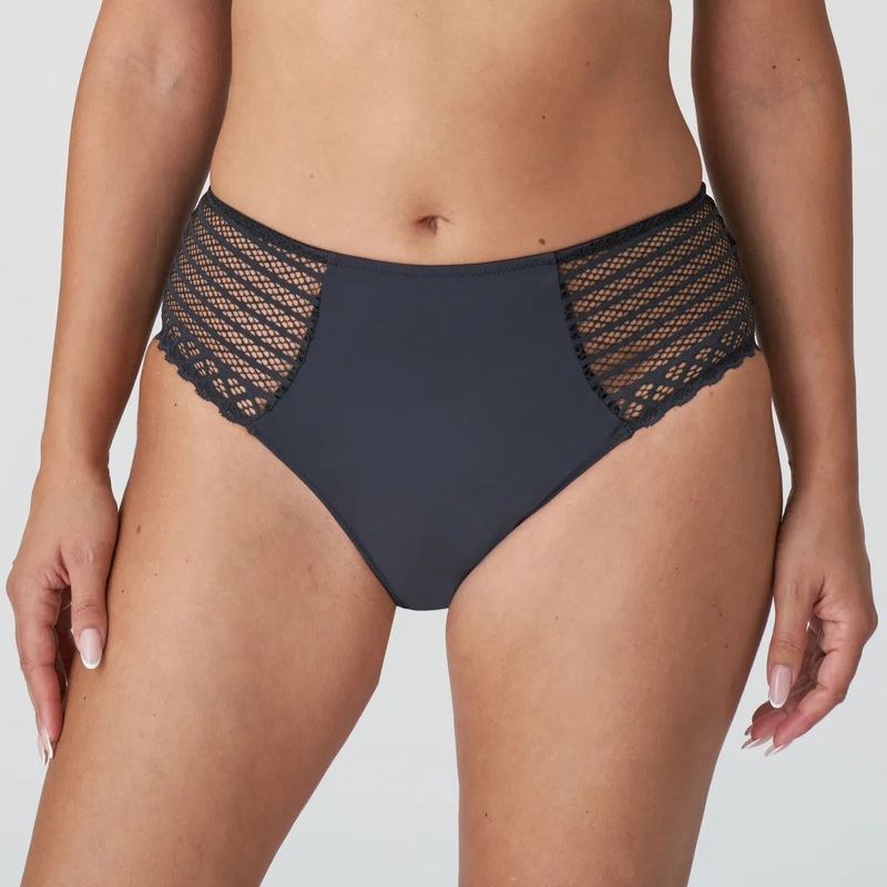 Primadonna Twist - East End Full Briefs Charcoal