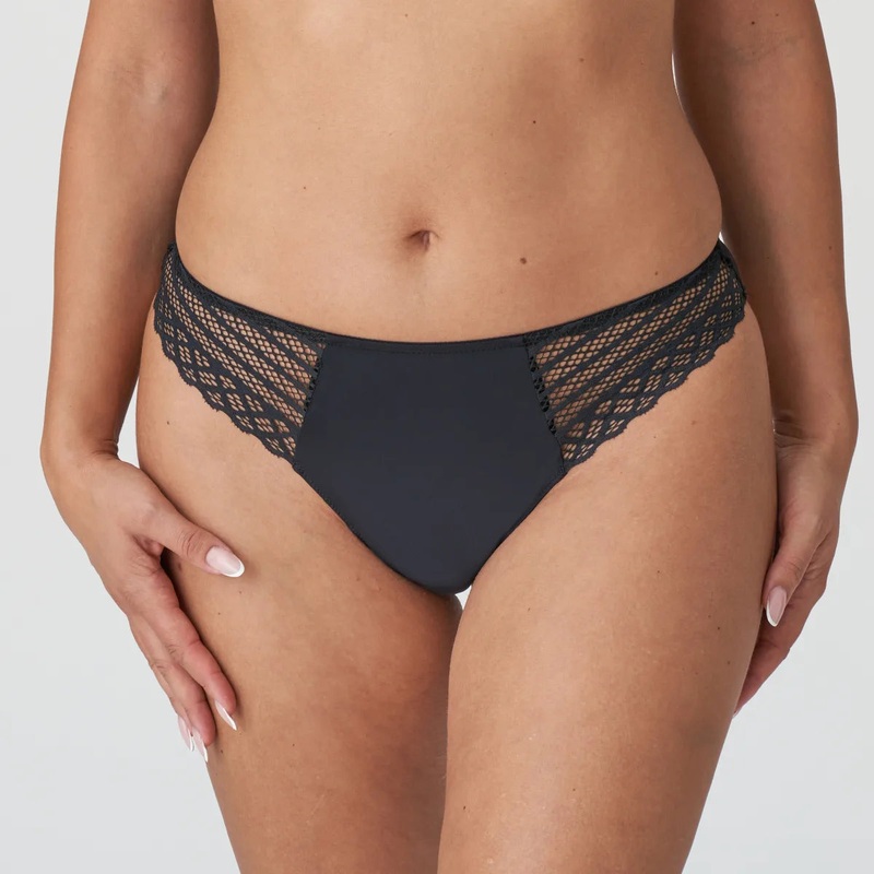 Primadonna Twist - East End Thong Charcoal