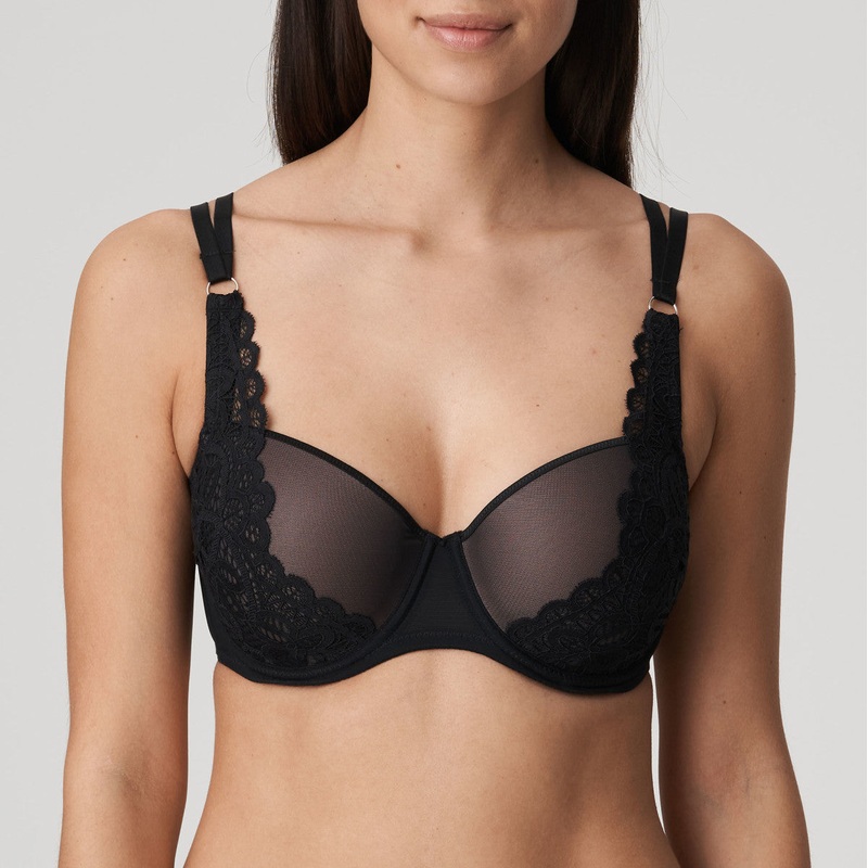 Primadonna Twist - First Night Padded Balcony Bra Black