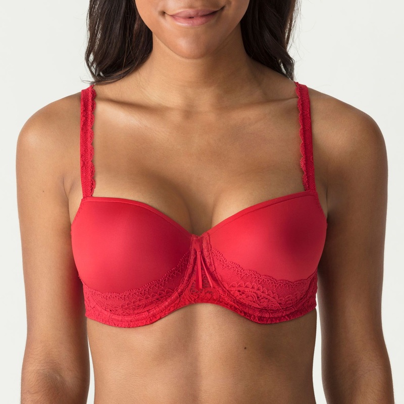 Primadonna Twist - I Do Padded Balcony Bra Scarlet