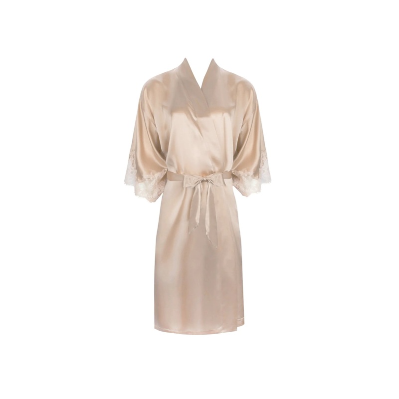Lise Charmel - Splendeur Soie Mid-Length Negligee Gown Aurore