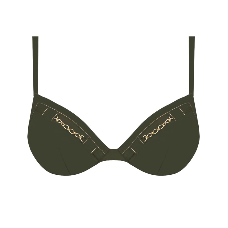 Lise Charmel Swimwear - D'or Et De Chaines Progressive Padded Cup Kaki Or
