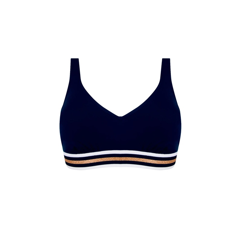 Lise Charmel Swimwear - Energie Nautique Soft Triangle Bikini Encre Nautique