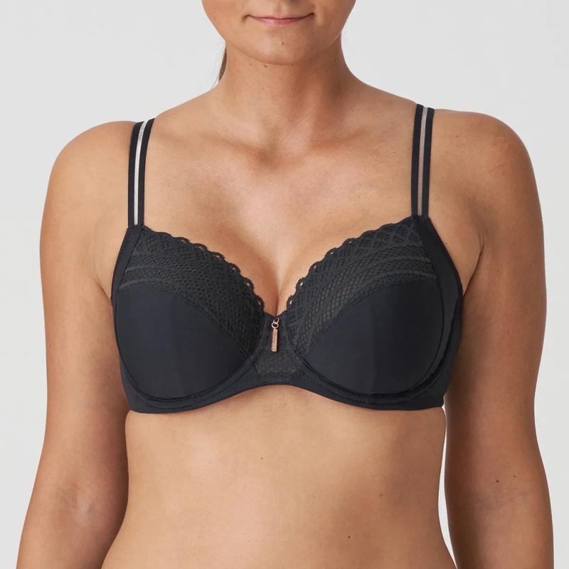 Primadonna Twist - East End Full Cup Wire Bra Charcoal
