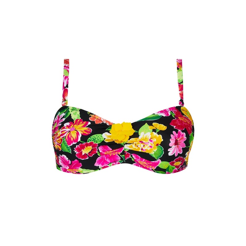 Antigel Swimwear by Lise Charmel - La Feminissima Fuller Cup Strapless Bikini Top Rose Amethyste