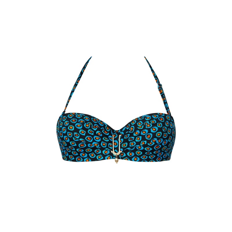 Antigel Swimwear by Lise Charmel - La Vagabonde Strapless Bandeau Bikini Pois Soleil