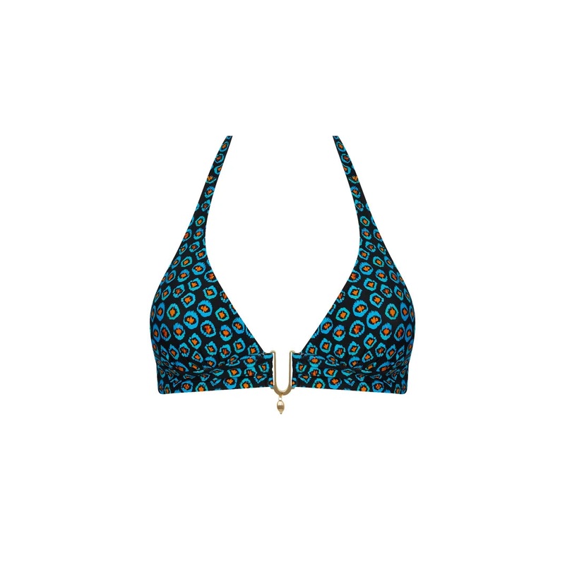 Antigel Swimwear by Lise Charmel - La Vagabonde Triangle Soft Pad With Ties Pois Soleil