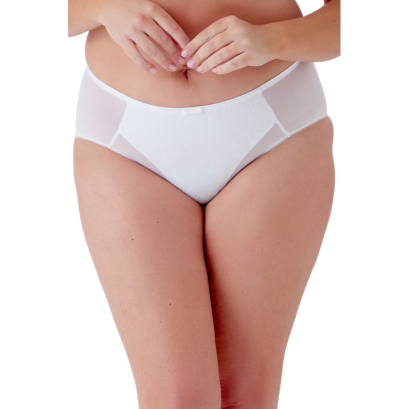 Berlei - Beauty Lace Deep Brief White
