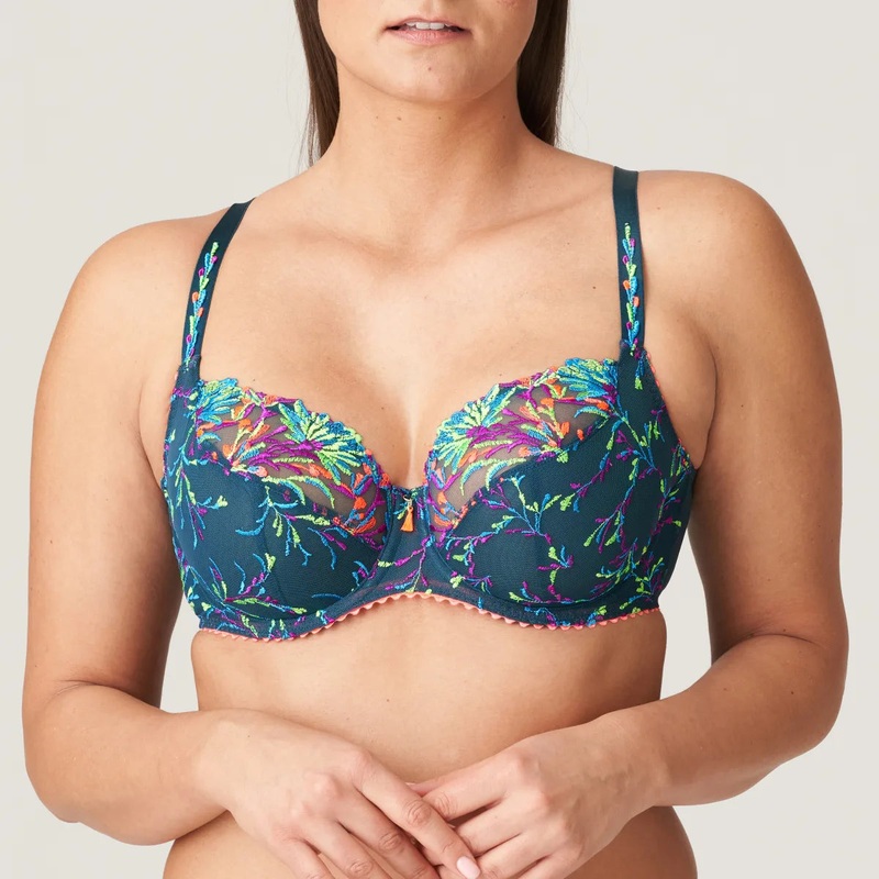 Primadonna - Las Salinas Balcony Bra Tulip Seam Empire Green